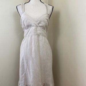 J. Crew Linen Halter Dress - Size 16